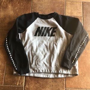 Nike Black and Gray Sweatshirt
